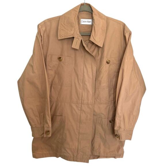 Calvin Klein Jackets & Blazers - Calvin Klein Women's Vintage Safari Jacket Camel Size 8